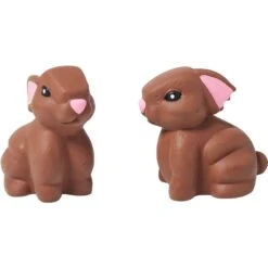 Frisco Easter Chocolate Bunnies Latex Squeaky Dog Toy