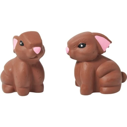 Frisco Easter Chocolate Bunnies Latex Squeaky Dog Toy -Pet Toys Store 304956 MAIN. AC SS1800 V1670608497