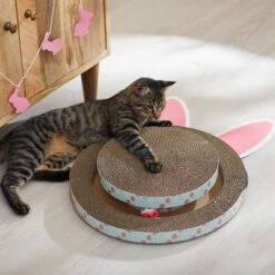 Frisco Easter Bunny Shaped Scratcher Cat Toy With Catnip -Pet Toys Store 304986 PT3. AC SS1800 V1642441652