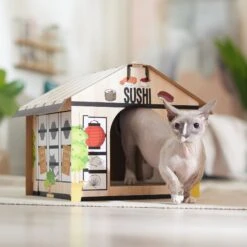Frisco Sushi Shop Cardboard Cat House -Pet Toys Store 308827 PT3. AC SS1800 V1676566490
