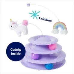 Frisco Unicorn & Rainbow Cat Tracks Cat Toy With Catnip -Pet Toys Store 308891 PT2. AC SS1800 V1695760987