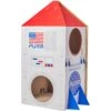 Frisco Spaceship Cardboard Cat House, 2-Story -Pet Toys Store 317721 MAIN. AC SS1800 V1686839253