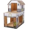 Frisco Farmhouse Cardboard Cat House, 2-Story -Pet Toys Store 317733 MAIN. AC SS1800 V1676566490