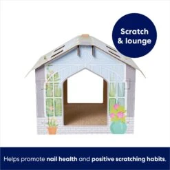 Frisco Greenhouse Cardboard Cat House -Pet Toys Store 317737 PT2. AC SS1800 V1689351662