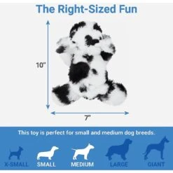 Frisco Cow Plush Squeaky Dog Toy & Playology Scented Dual Layer Ring Dog Toy -Pet Toys Store 319488 PT2. AC SS1800 V1630623994