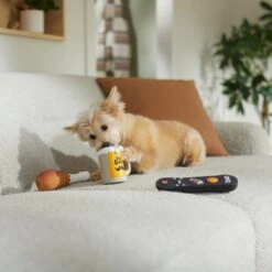 Frisco Father's Day Essential Latex Squeaky Dog Toy, 4 Count -Pet Toys Store 327045 PT3. AC SS1800 V1648667249