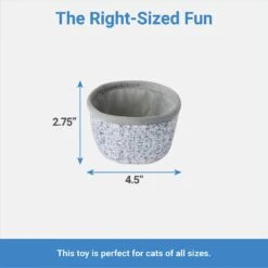 Frisco Guacamole Bowl Cat Toy With Catnip, Medium, 4 Count -Pet Toys Store 327059 PT2. AC SS1800 V1645205849