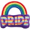 Frisco Pride Rainbow Plush With Rope Squeaky Dog Toy -Pet Toys Store 331653 MAIN. AC SS1800 V1649086609