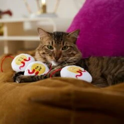 Frisco Halloween Haunted Deviled Eggs Plush Cat Toy With Catnip -Pet Toys Store 344058 PT3. AC SS1800 V1657657030