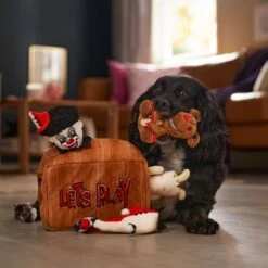 Frisco Halloween Scary Toy Box Hide & Seek Puzzle Plush Squeaky Dog Toy -Pet Toys Store 344160 PT3. AC SS1800 V1657657049