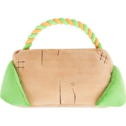 Frisco Halloween "Will Do Tricks For Treats" Sign Plush With Rope Squeaky Dog Toy -Pet Toys Store 344172 PT2. AC SS1800 V1657657049