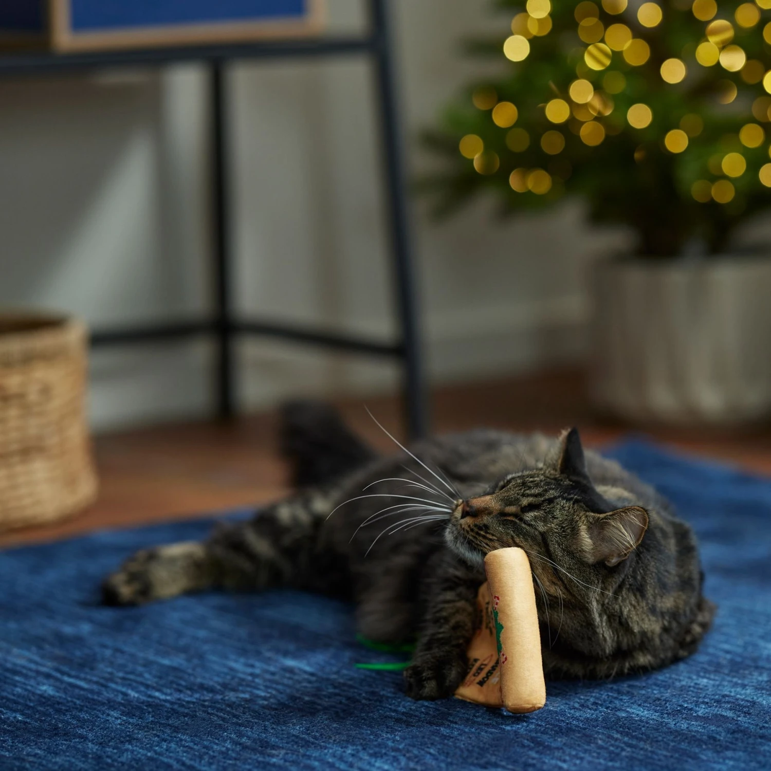 Frisco Holiday Santa's List Plush & Feather Cat Toy With Catnip 5 Frisco Holiday Santa's List Plush & Feather Cat Toy With Catnip - Image 3