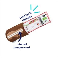 Frisco Holiday Home For The Holidays Airline Ticket Bungee Plush Squeaky Dog Toy 10 Frisco Holiday Home For The Holidays Airline Ticket Bungee Plush Squeaky Dog Toy -Pet Toys Store 360966 PT2. AC SS1800 V1695044279