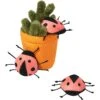 Frisco Spring Potted Plant And Ladybugs Interactive Plush Cat Toy With Catnip -Pet Toys Store 541542 MAIN. AC SS1800 V1670608497