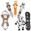 Frisco Forest Friends Stuffing-Free Skinny Plush Squeaky Dog Toy + 3 Items -Pet Toys Store 582478 MAIN. AC SS1800 V1658237020