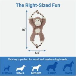 Frisco Forest Friends Stuffing-Free Skinny Plush Squeaky Dog Toy + 3 Items 16 Frisco Forest Friends Stuffing-Free Skinny Plush Squeaky Dog Toy + 3 Items -Pet Toys Store 582478 PT6. AC SS1800 V1658239277