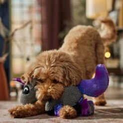 Frisco Halloween Midnight Unicorn Plush Squeaky Dog Toy -Pet Toys Store 667958 PT3. AC SS1800 V1689350103