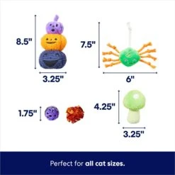 Frisco Halloween Mystical Variety Pack Plush & Balls Cat Toy With Catnip 7 Frisco Halloween Mystical Variety Pack Plush & Balls Cat Toy With Catnip -Pet Toys Store 668374 PT1. AC SS1800 V1689340914