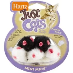 Frisco Natural Catnip & Hartz Just For Cats Mini Mice Cat Toy With Catnip, 5 Count -Pet Toys Store 737478 PT5. AC SS1800 V1683212073