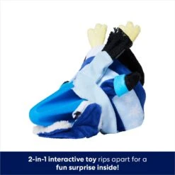 Frisco Holiday Arctic Buddies 2-in-1 Rip For Surprise Plush & Rubber Dog Toy -Pet Toys Store 739718 PT2. AC SS1800 V1694809430