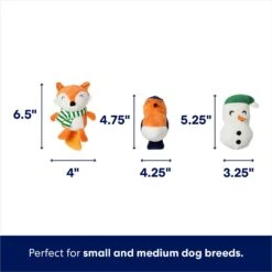 Frisco Holiday Melting Snow Globe Hide & Seek Puzzle Plush Squeaky Dog Toy -Pet Toys Store 739910 PT2. AC SS1800 V1694814063