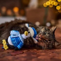 Frisco Holiday Penguin Plush Kicker Cat Toy With Catnip -Pet Toys Store 740086 PT3. AC SS1800 V1695043406