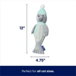 Frisco Holiday Interactive Flopping Seal Electronic Cat Toy With Catnip 9 Frisco Holiday Interactive Flopping Seal Electronic Cat Toy With Catnip -Pet Toys Store 740102 PT1. AC SS1800 V1695046045
