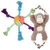 Frisco Fetch Colorful Ball Knot Rope Dog Toy & Frisco Monkey Plush With Rope Squeaky Dog Toy -Pet Toys Store 962014 MAIN. AC SS1800 V1694784009