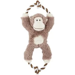 Frisco Fetch Colorful Ball Knot Rope Dog Toy & Frisco Monkey Plush With Rope Squeaky Dog Toy -Pet Toys Store 962014 PT4. AC SS1800 V1694784008