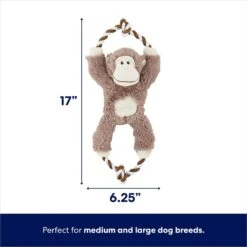 Frisco Fetch Colorful Ball Knot Rope Dog Toy & Frisco Monkey Plush With Rope Squeaky Dog Toy -Pet Toys Store 962014 PT5. AC SS1800 V1694784007