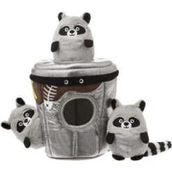 Frisco Volcano Hide & Seek Puzzle Plush Squeaky Dog Toy & Frisco Trash Can & Raccoons Hide & Seek Puzzle Plush Squeaky Dog Toy -Pet Toys Store 962054 PT5. AC SS1800 V1694783953