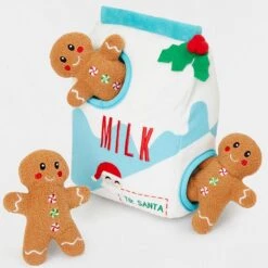 Frisco Holiday Hot Cocoa Hide & Seek Puzzle Plush Squeaky Dog Toy & Frisco Holiday Milk & Gingerbread Cookies Hide & Seek Puzzle Plush Squeaky Dog Toy -Pet Toys Store 986142 PT5. AC SS1800 V1698258115