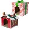 Frisco Holiday Gift Box Cardboard Cat House & Frisco Holiday Santa's Workshop Cardboard Cat House -Pet Toys Store 986158 MAIN. AC SS1800 V1698257790