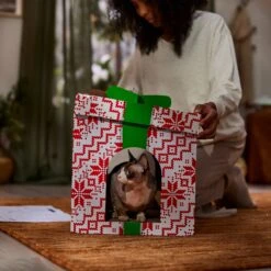 Frisco Holiday Gift Box Cardboard Cat House & Frisco Holiday Santa's Workshop Cardboard Cat House -Pet Toys Store 986158 PT4. AC SS1800 V1698257737